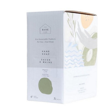 The Bare Home, At Home Refill Box Hand Soap Bergamot & Lime, 3 Litres