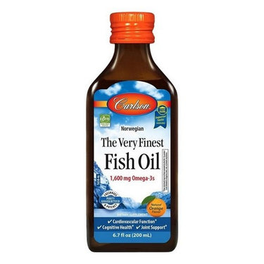 Carlson, Fish Oil Liquid Orange, 200 Ml