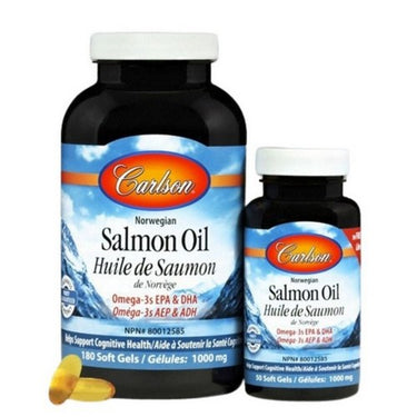 Carlson, Salmon Oil Softgels Unflavoured, 230 Count