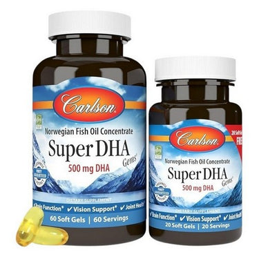 Carlson, Super DHA Gems Softgels Unflavoured, 80 Grams