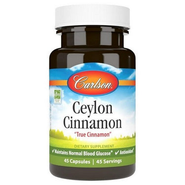 Carlson, Ceylon Cinnamon, 45 Count