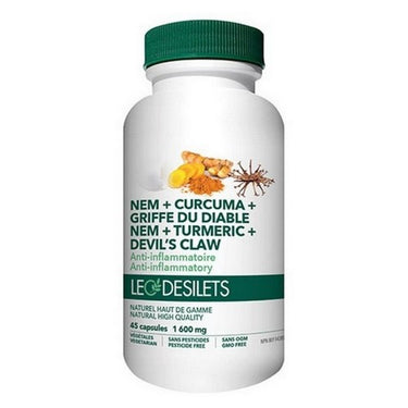 Nem Turmeric Ans Devil's Claw Anti-Inflammatory 45 Count by Leo Desilets