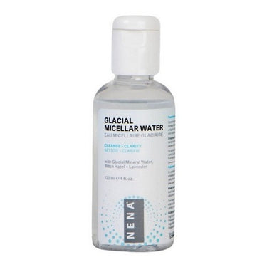 Glacial Micellar Water w/Glacial Mineral Water Witch Hazel & Lavender 120 Ml by NENA Glacial Skincare