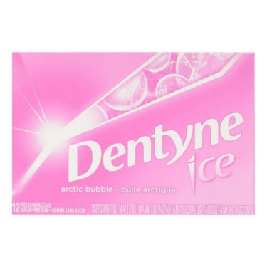 Ice Arctic Bubble Flavoured Sugar-Free Gum 12 Count (Case Of 12) by Dentyne Ice