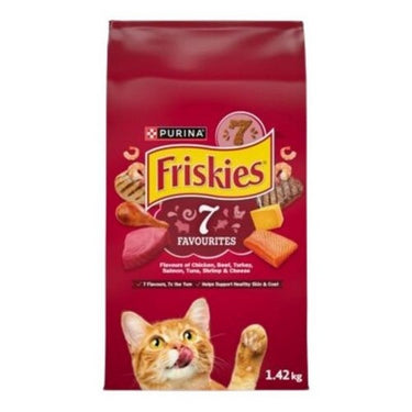 7 Flavors Dry Cat Food 1.42 Kgs by Friskies