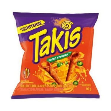 Nacho Xplosion Tortilla Corn Chips 90 Grams by Takis (Barcel USA)