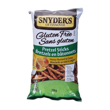 Honey Mustard And Onion Pretzel Sticks Gluten Free 220 Grams by Snyders Of Hanover