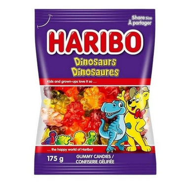 Dinosaurs Gummy Candies 175 Grams (Case Of 12) by Haribo