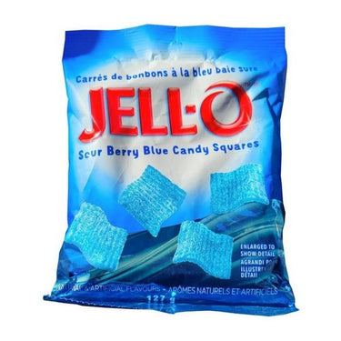 Berry Blue Candy Squares 127 Grams (Case Of 12) by Jell-O