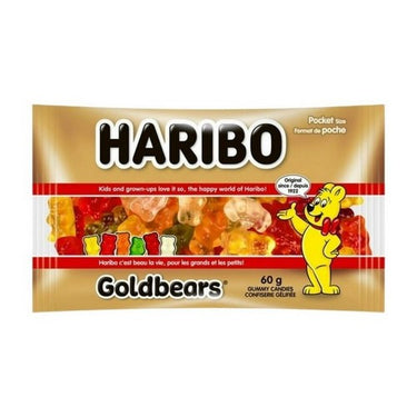 Goldbears Gummy Candy 60 Grams (Case Of 18) by Haribo