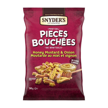 Honey Mustard And Onion Pretzel Pieces 240 Grams by Snyders Of Hanover