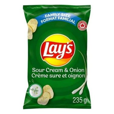 Sour Cream And Onion Chips Value Pack 235 Grams by Lays