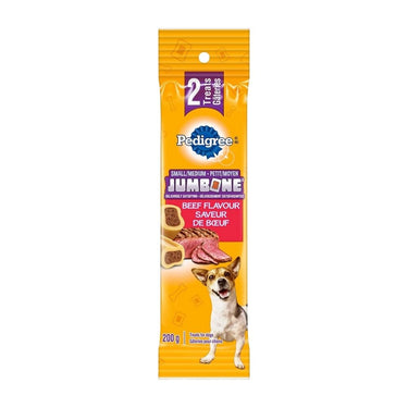 Beef Flavour Small Dog Treats Jumbone 200 Grams by Pedigree