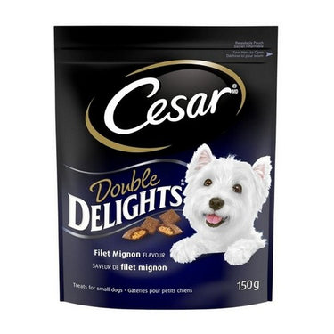 Filet Mignon Flavoured Dog Treats Double Delights 150 Grams by Cesar
