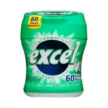 Excel Bottle Of Spearmint Flavoured Chewing Gum 6 Count (Case Of 6) by Excel Gum