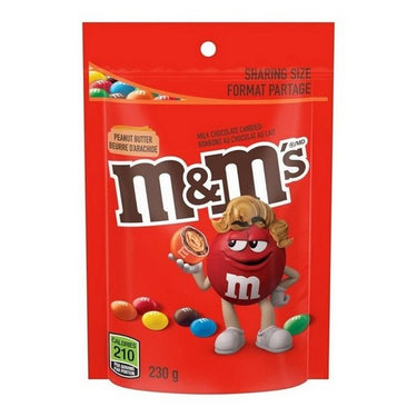 Chocolate And Peanut Butter Candies 230 Grams (Case Of 12) by M&M