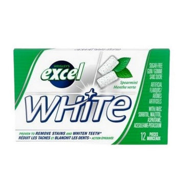 Excel White Spearmint Sugar-Free Gum 12 Count (Case Of 12) by Excel Gum