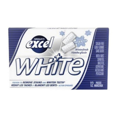 Excel White Winterfresh Flavoured Sugar-Free Gum 12 Count (Case Of 12) by Excel Gum