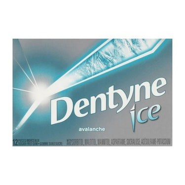 Ice Avalanche Flavoured Sugar Free Gum 12 Count (Case Of 12) by Dentyne Ice