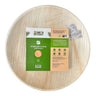 Areca Palm Leaf Round Plates 12-Inch Pack of 25 by Earth Cleanse