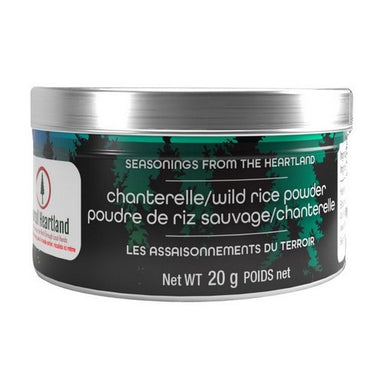 Chanterelle Wild Rice Powder Tin 20 Grams (Case Of 8) by Boreal Heartland Herbal