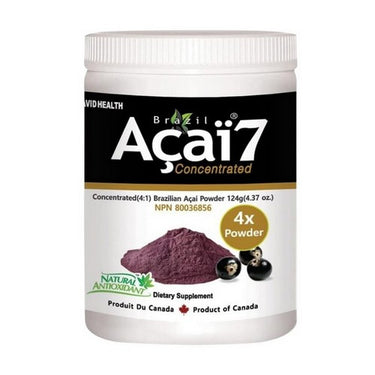 Acai7(Brazil Acai), Acai7 4X Powder, 124 Grams