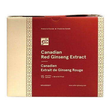 Red Ginseng Extract Silver 15 Count by Sahm's Canadian Ginseng