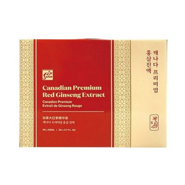 Red Ginseng Extract Gold 30 Count by Sahm's Canadian Ginseng