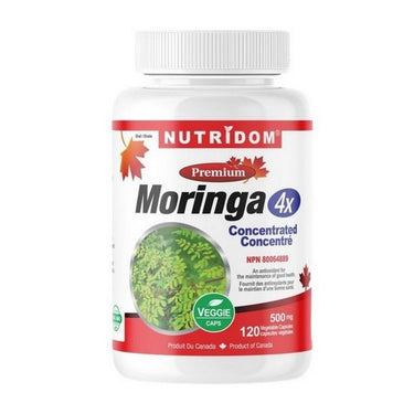 Moringa 4X 120 VegCaps by Nutridom