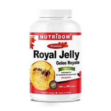 Royal Jelly Family size 300 Softgels by Nutridom