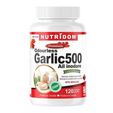 Garlic 500 120 Softgels by Nutridom