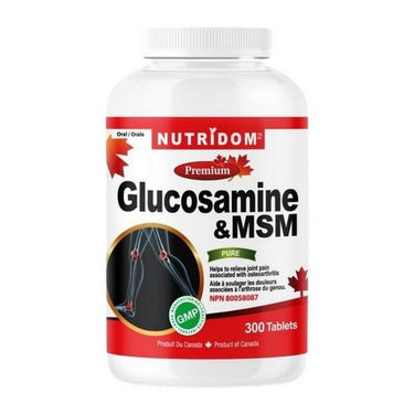 Glucosamine & MSM 300 Tablets by Nutridom