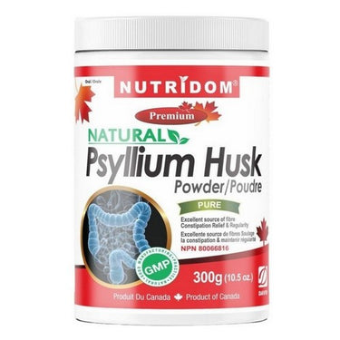 Psyllium Husk Powder 300 Grams by Nutridom