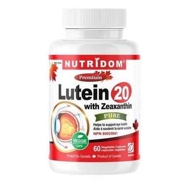 Lutein Plus Zeaxanthin 60 VegCaps by Nutridom