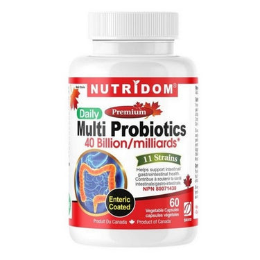 Multi Probiotics 40B 60 VegCaps by Nutridom