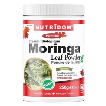 Organic Moringa Leaf Powder 250 Grams by Nutridom