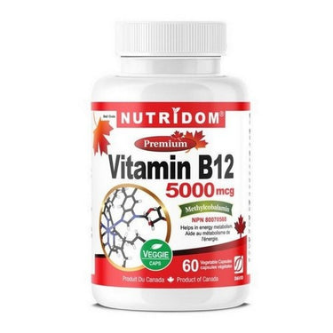 Vitamin B12 60 VegCaps by Nutridom