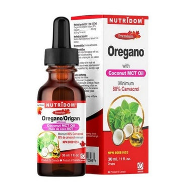 Oregano with MCT Oil Drops 30 Ml by Nutridom