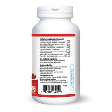 Vitamin B-Complex Max 120 VegCaps by Nutridom