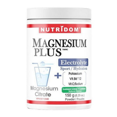 Magnesium Plus Electrolyte Powder 150 Grams by Nutridom