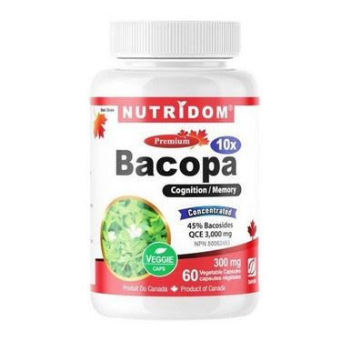 Bacopa 10X 60 VegCaps by Nutridom