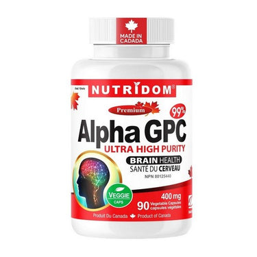 Nutridom, Alpha GPC Ultra High Purity, 90 VegCaps