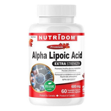 Alpha Lipoic Acid 60 VegCaps by Nutridom