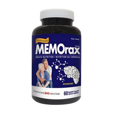 Memorax, Memorax Brain Nutrition, 500 mg, 60 VegCaps