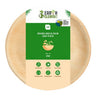 12" Round Areca Palm Leaf Plate Premium 250 Pack by Earth Cleanse