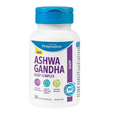 Progressive, Ashwagandha Sleep Complex, 30 Capsules