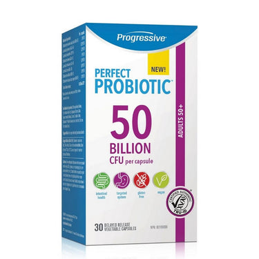 Progressive, Progressive Perfect Probiotic Adult 50+ 50B, 30 Count