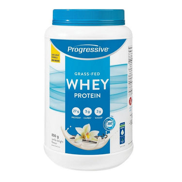 Progressive, Grass Fed Whey Protein Vanilla, 850 Grams