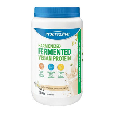 Progressive, Harmonized Fermented Vegan Protein Vanilla, 680 Grams