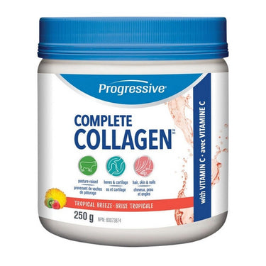 Progressive, Complete Collagen Tropical Breeze, 250 Grams